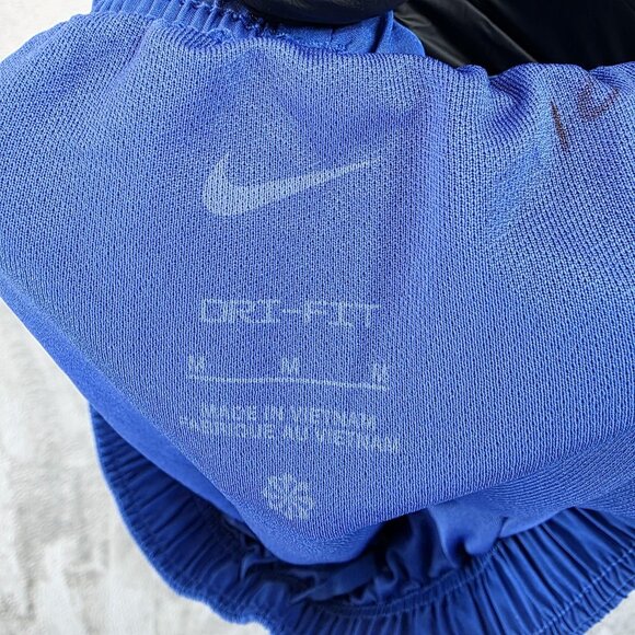 Nike Running Shorts Womens Medium Blue White Dri-FIT Tempo Mesh Lined 831558-480 - Picture 10 of 10